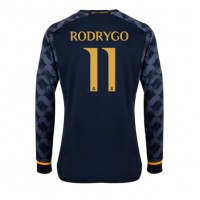 Real Madrid Rodrygo Goes #11 Udebanetrøje 2023-24 Langærmet